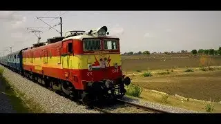 Oldest Working Electric Locomotives of Southern Railways - AJJ WAM-4 !!