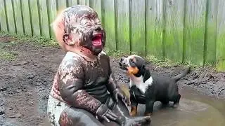 These Animals and Kids Are TOO FUNNY 😄 Hilarious Moments Compilation