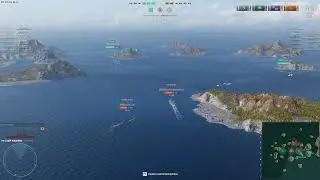 [WoWS] World of Warships ARP Kirishima Ranked Battles