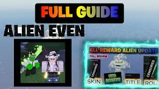 FULL GUIDE Alien Event In FISCH #roblox #fisch