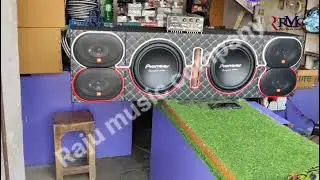 12 inch woofer poineer |petti |Complete |Tractor music system |Raju music company |Ramraj