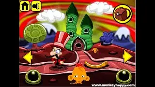 Monkey GO Happy Stage 72  Walkthrough  Bonus 18-  a PencilKids Game