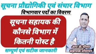 Department Wise Suchna Sahayak Post | DOIT IT Cadre Restructuring | Suchna Sahayak Result | IA 2023