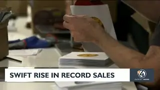 Swift rise in record sales