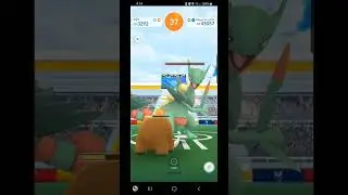 Mega Sceptile solo x2 #gaming #gameplay #pokemon #pokemongo #solo #beastmode #grinding