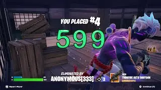 FORTNITE ROUND 599 ON PS5 PRO