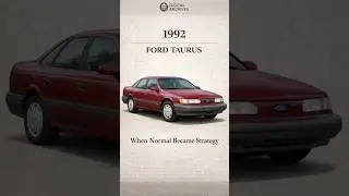 1992 &bull; Ford Taurus - When Normal Became Strategy