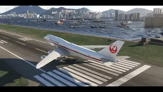 Insane! Japan Airlines B747-8i Attempts a Wild Takeoff at the World&rsquo;s Best Airport &ndash; Kai Tak