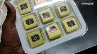 Dry fruit bites sweet packaging machine AVTS-550 tray sealing #vacuumsealer #vacuumpackaging