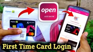 Axis bank credit card app login without account | how to login Axis Flipkart credit card in app |new