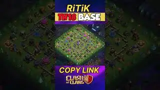 Only 1 Star TH18 Cwl Base 2026 Anti 2 Star Anti Dragon Anti Meteor Golem Clash of Clans 🔥