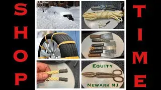 Emergency Tire Traction, Putty Knife Restoration. Antique Equity Tin Shears