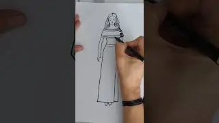 Teaching..sketch..costume design..#trending #art #costumdesign
