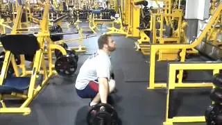 Klokov Muscle Snatch from a Squat