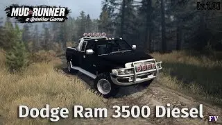 Spintires Mudrunner: Dodge Ram 3500 Diesel [v.1.0]