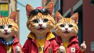 Cute Kittens Dancing! 🐱💃 Linda Gata Bailando | बिल्ली का मजेदार डांस 