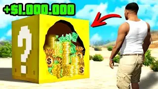 $1 vs $1.000.000 LUCKY BLOCK in GTA 5!!🤑