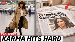 Meghan Markle OBLITERATED By UK Media As SECRET Motive For Return EXPOSED!?