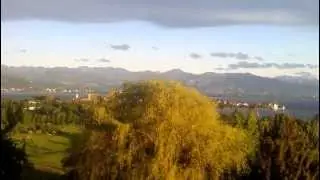 Panorama Rundblick &uuml;ber den Bodensee bei Lindau