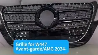 Grille star grill replacement compatible for W447 V Class Vito AMG 2024-