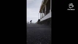 Beach skate with Sam Hayter #shorts