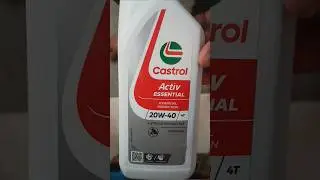 SRA-272  1L  ₹342 White Castrol 20W-40 bike engine oil #garage