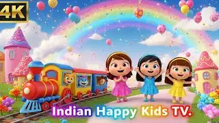 Chhuk Chhuk Happy Train | kids Hindi | indian Happy kids TV | Hindi cartoon video | nursery rhyme