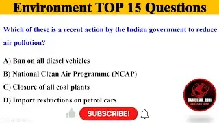 Important Environment Questions for all Competitive Exams 2025 Current Affairs #gk  #environment