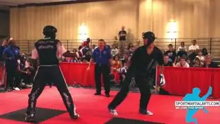Kevin Walker v Byron Shepard - Men's Sparring - 2015 Diamond Nationals