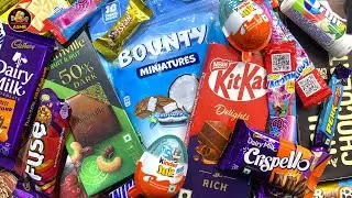 So Satisfying Your Favorite Chocolate Unwrapping 👀 &ndash; ASMR No Talking 🍫🍬