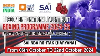 RING 01 ll DAY 07 ll  REC COMBINED NATIONAL TALENT HUNT BOXING PROGRAMME 2024-25 (ELITE, YOUTH )