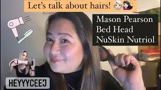 How I'm trying to grow my hair long and healthy - Mason Pearson Handy Brush + Nu Skin + Bead Head