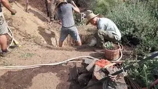 Jim Robertson, Build Primitive Agave Roasting Pit