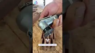 Mini Pneumatic Chamfering Tool ✨ | Perfect Edges Every Time! 🛠️