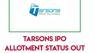 Tarsons Products IPO Allotment Status | How to check IPO Allotment Status | Tarsons Products Ltd IPO