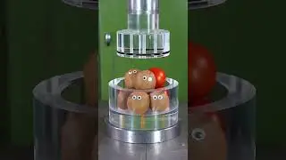 hydraulic crushing vs fruits 💪💪💪💪 #trending #entertainment #strong #satisfied #super #hydraulic