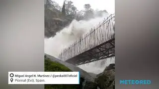 Storm Barbara hits the Iberian Peninsula