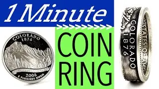 Making a Silver State Quarter Ring - FAST version!