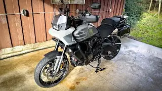 Pan-Am Gets 1st Bath..!! &bull; Chain Clean & Adjust! | TheSmoaks Vlog_3390