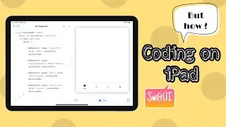 Coding on iPad Air (2020) - SwiftUI