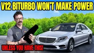 Big Turbo Upgrade AMG V12 Would Not Make Power Until We Built A Mercedes S65 m279 m275 Air Flow Mod