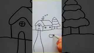 How to draw snowflake #shortsviral #easystep #drawing #art #drawingguide #coloring #stepbystep