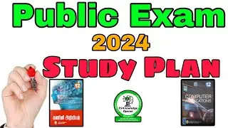 12th CS & CA Public Exam Study Plan 2024