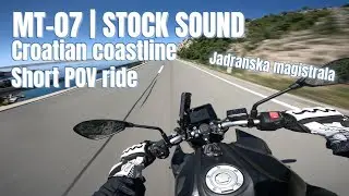 2025 MT-07 POV | A2 / 35kW | Stock Exhaust – Legendary Adriatic Highway