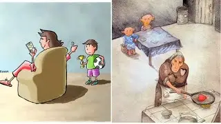 FUNNY COMICS KING #part 95/The Sad Reality Pictures That Speak Louder Than World