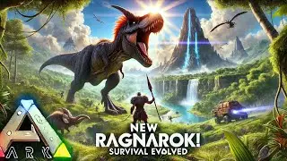 First Time in Ark mobile New Ragnarok Map || Explore Full Map Locations 🔥 #openworld