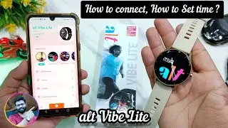 how to connect alt vibe lite smartwatch to mobile