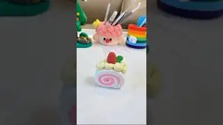 DIY Mini Cake #claycraft #craftideas #diy #shortsviral