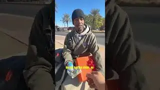 A Life Changing Surprise for a Homeless Man #shorts