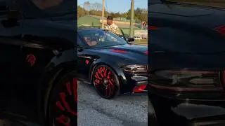 Black Widebody Hellcat Charger on 24&rsquo;s Forgiatos